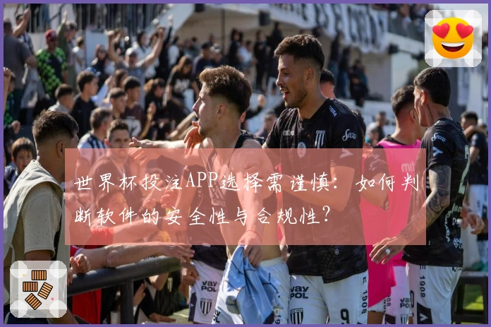世界杯投注APP选择需谨慎：如何判断软件的安全性与合规性？
